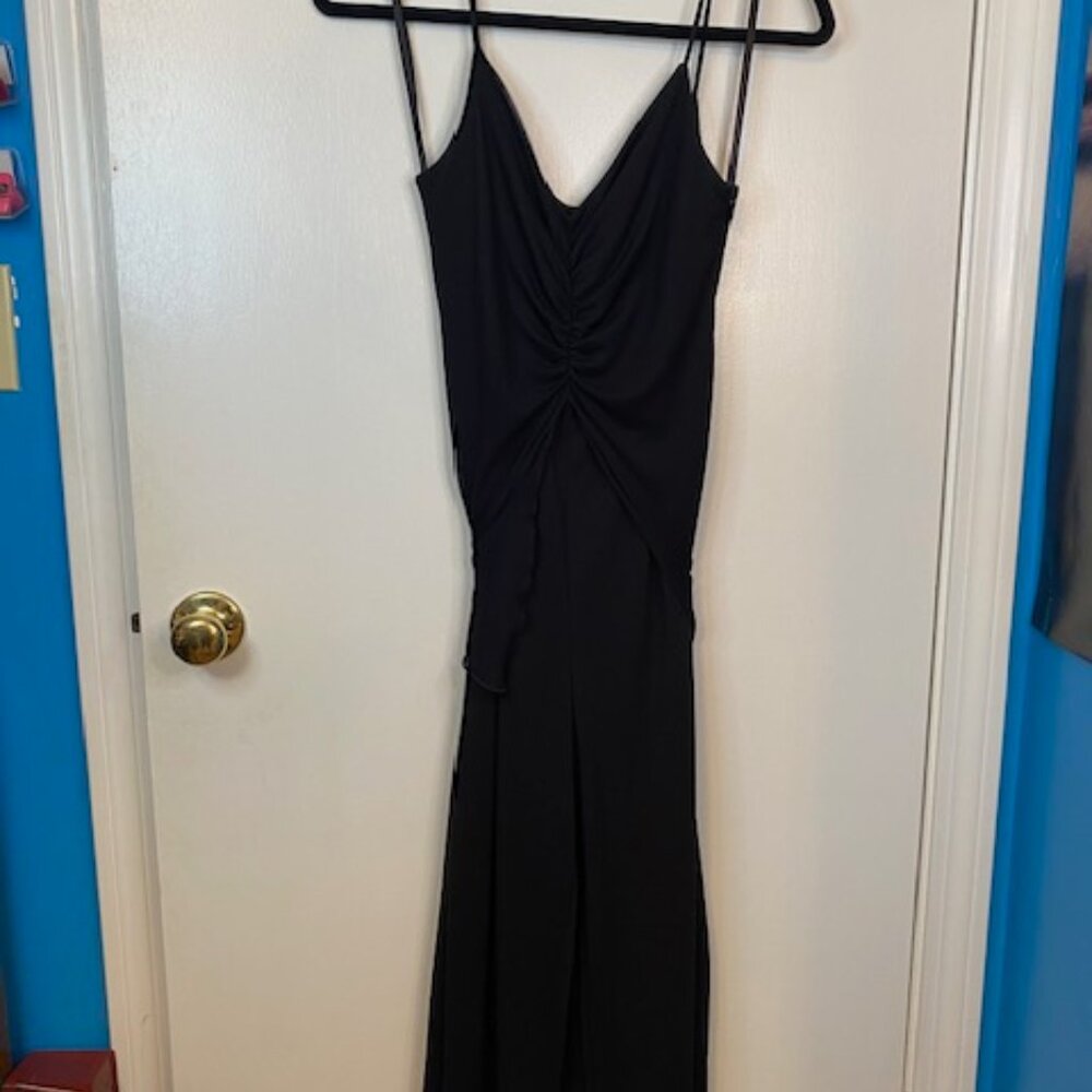 Next UP Black pants sleeveless jumpsuit - Picture 3 of 8